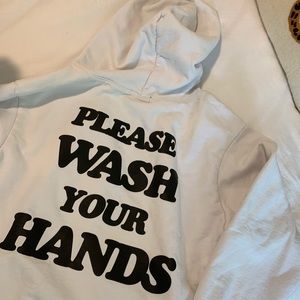TALENTLESS PLEASE WASH YOUR HANDS HOODIE